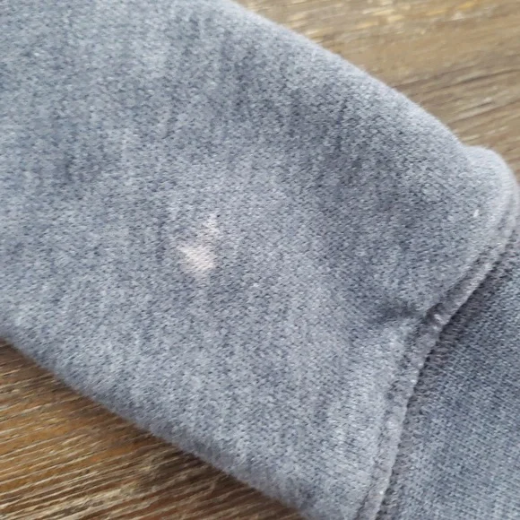 Nike Heather Gray Full Zip Hoodie with White Accents Size XS - Picture 10 of 10